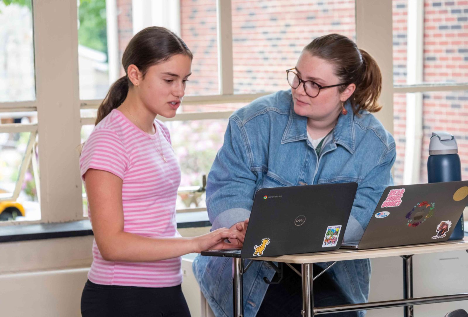 Student and Teacher at TMS