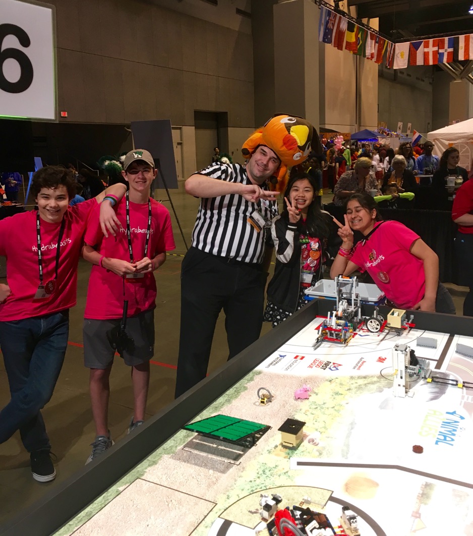 Hydrabeasts at World First Robotics Championship